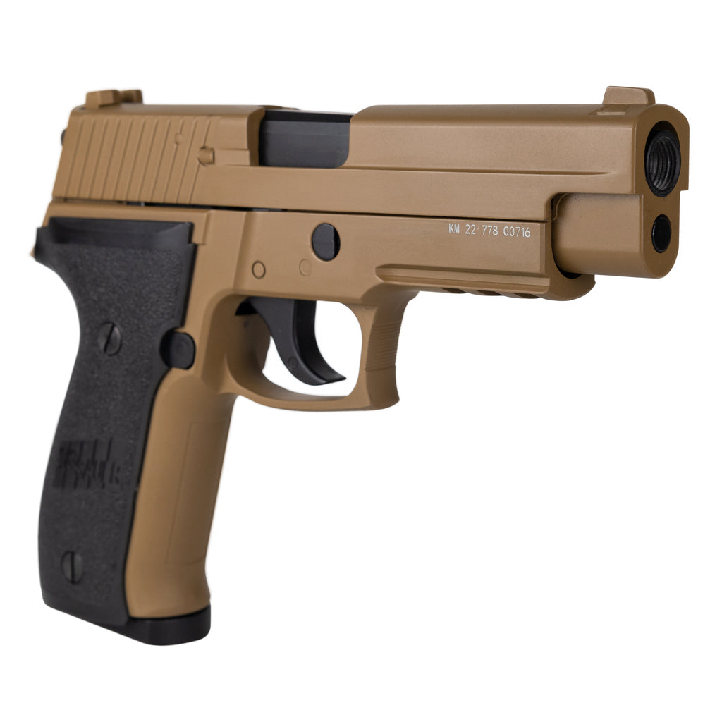 Double Bell SIG P226 (Tan) - Green Gas Gel Blaster