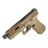 Golden Eagle TTI G Pistol 17 (Tan) - Green Gas Gel Blaster