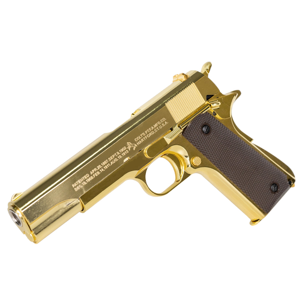 Golden Eagle G3305GD 1911 (Gold)  - Green Gas Gel Blaster