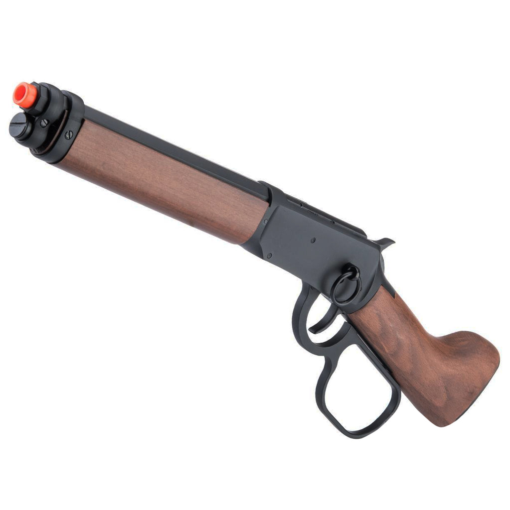 Double Bell M1892 Cowboy Lever Action Pistol (Real Wood) Shell Ejecting - C02/Gas Gel Blaster